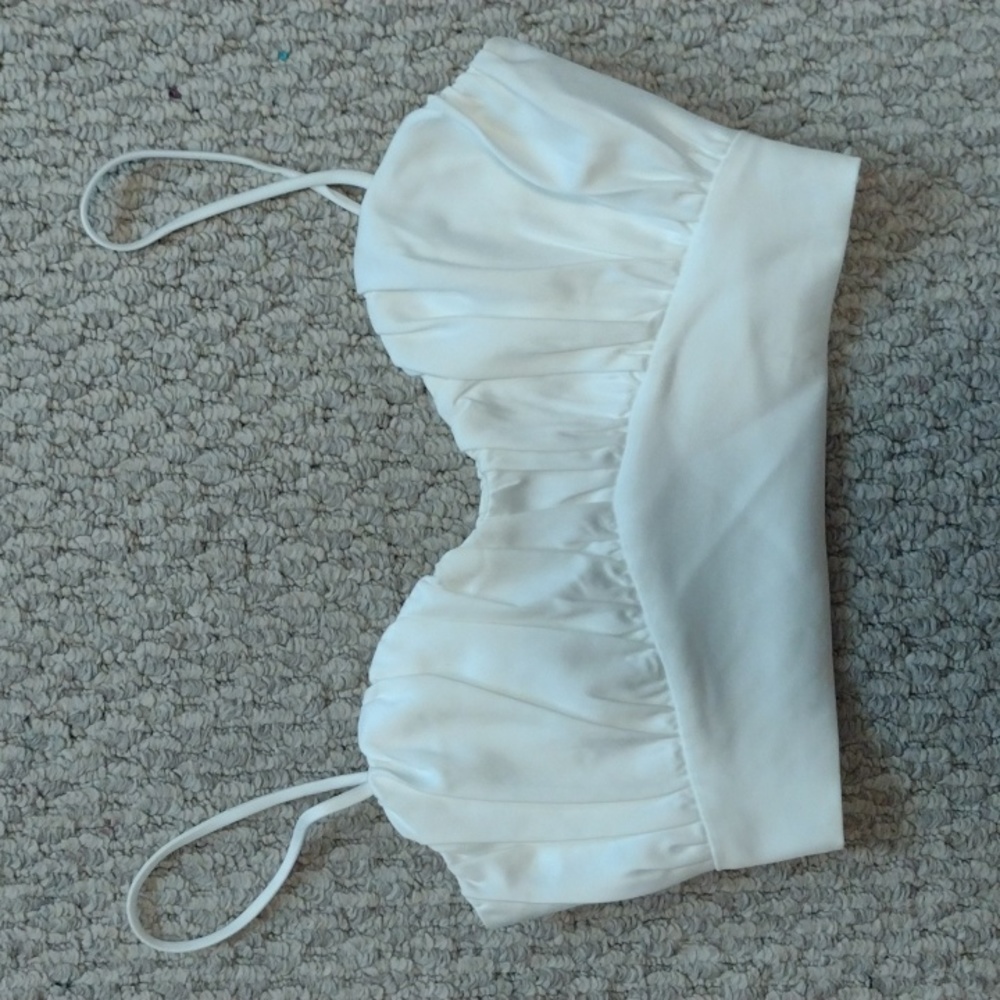 Cream Meshki Bra Top